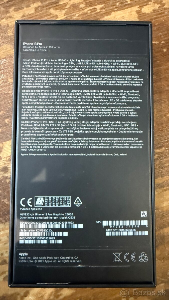 Iphone 13 Pro 256GB v grafitovej farbe - 5