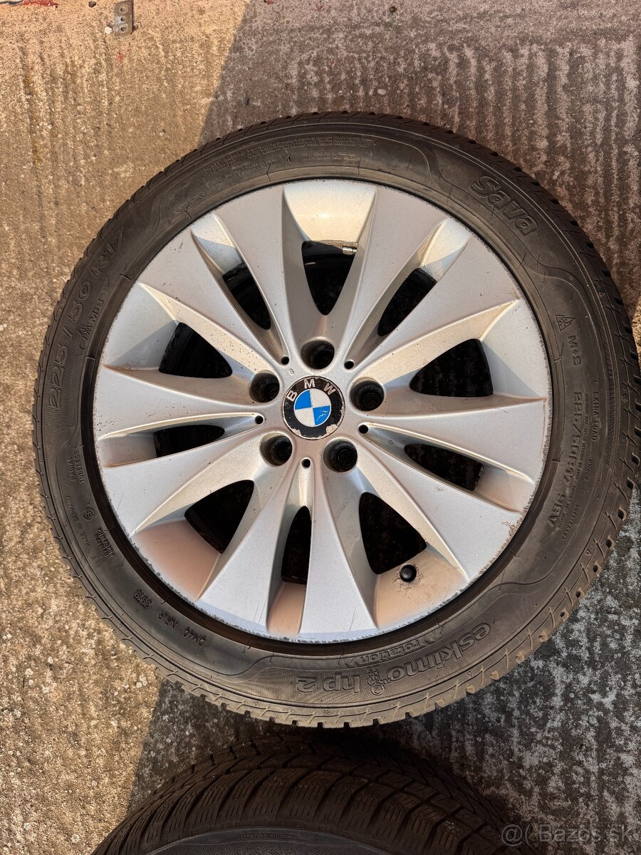 Originál BMW kolesá R17 na zimných pneu 225/50 R17 - 5