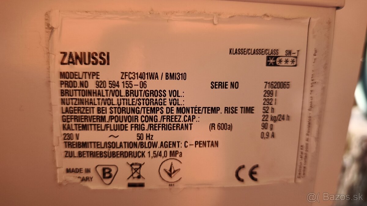 Predám mraziaci box 299l - 5