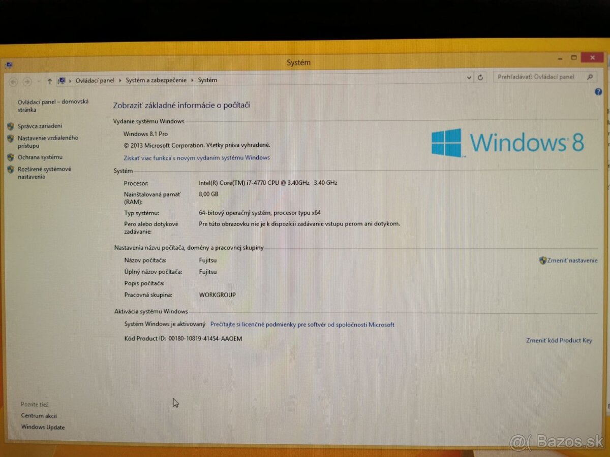 Predam Fujitsu Celsius W530 Workstation s Windows 8 - 5