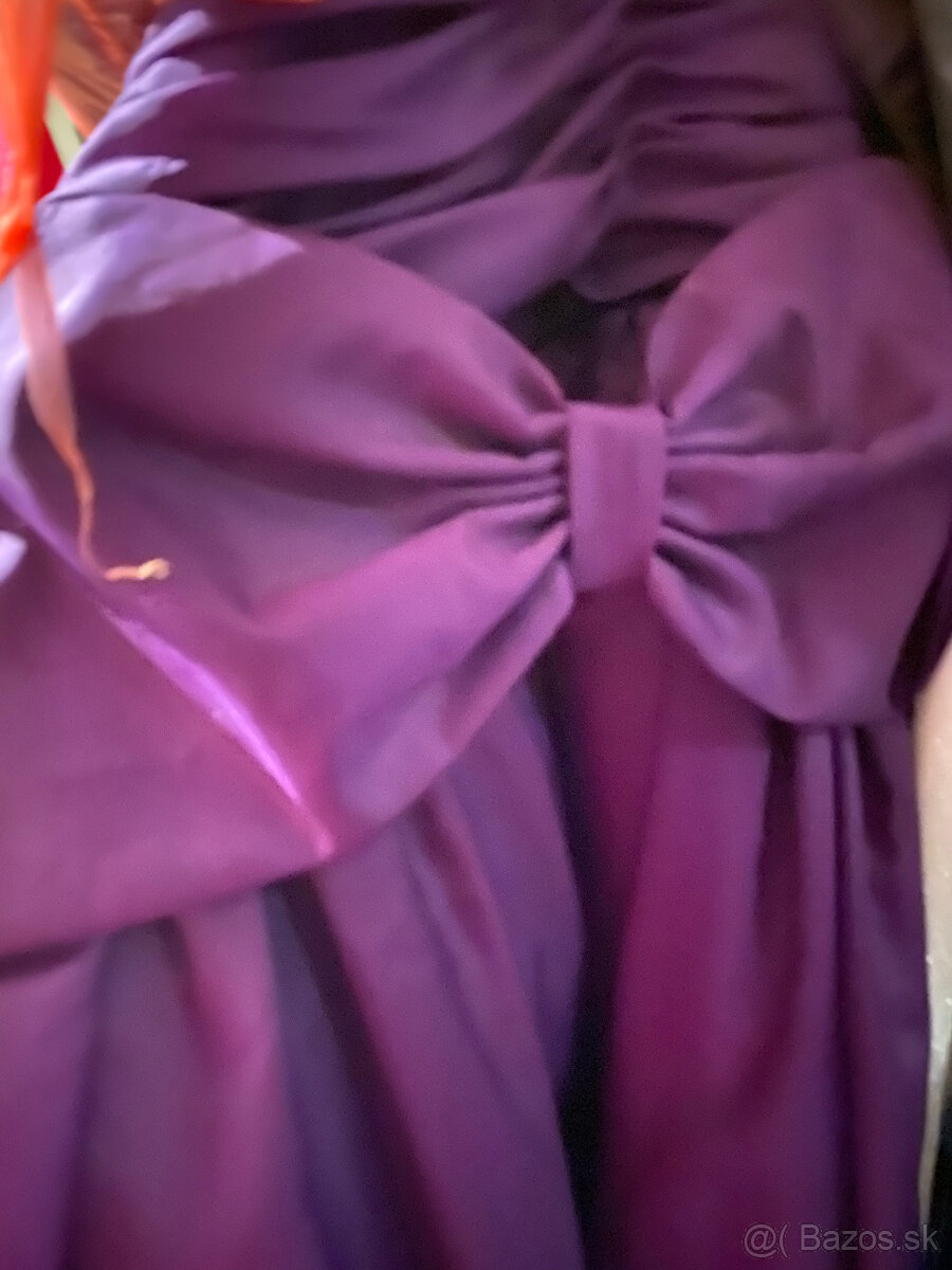 fialove spolocenske saty - 5