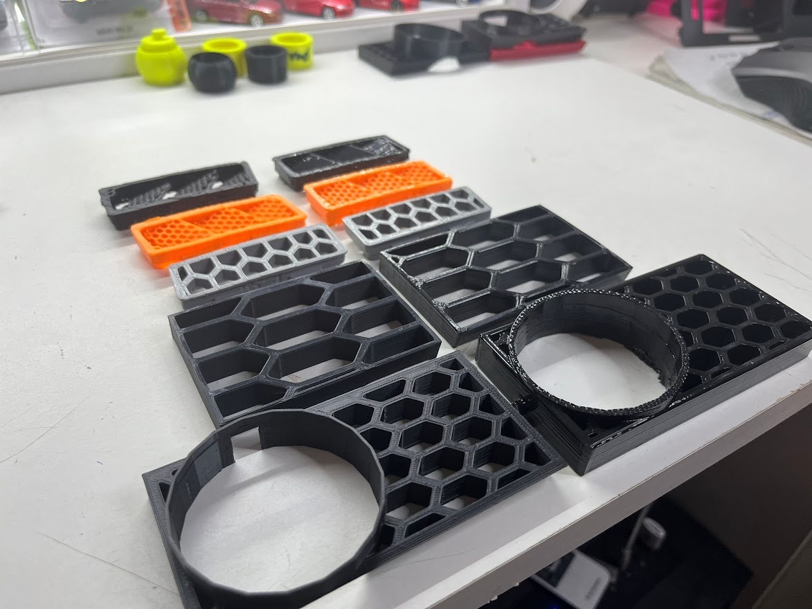 Držák budíku Golf 3 do Ofuků topení - 5