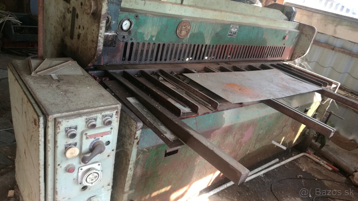 Predám tabuľovú ohýbačku a nožnice - 5