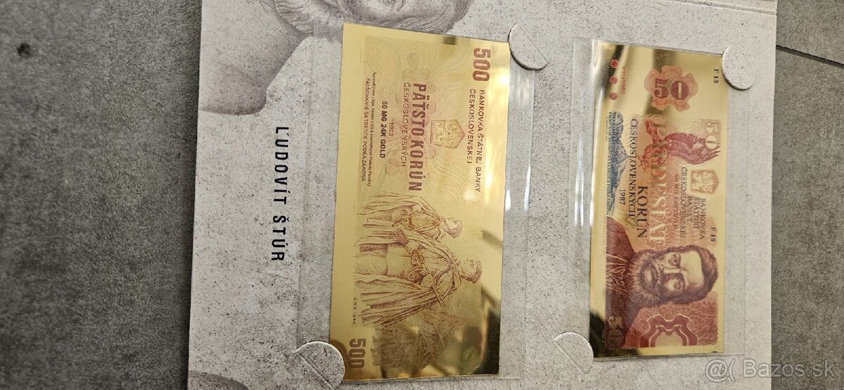 Zlate bankovy a minca - 5