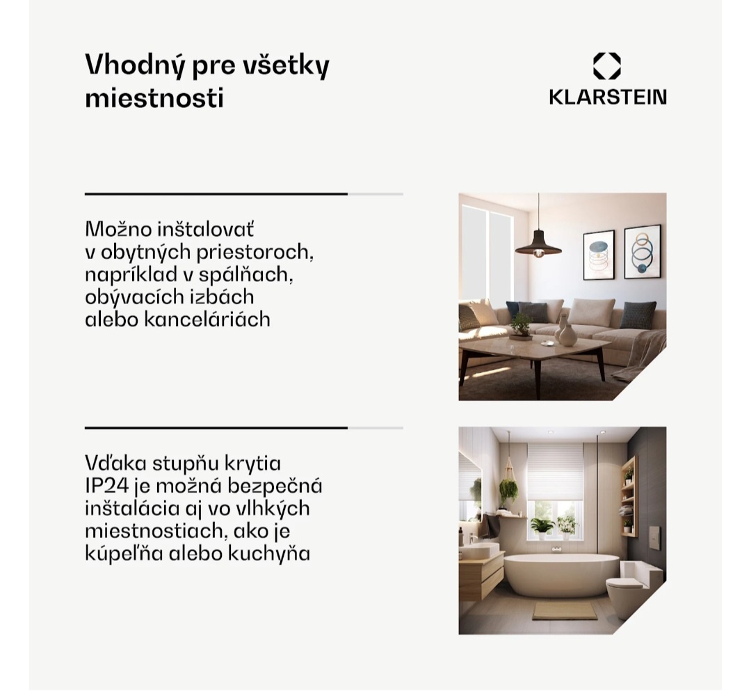 Infra panel Klarstein 600w - 5