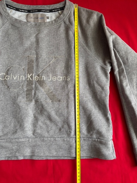 Calvin Klein - sivá mikina - 5