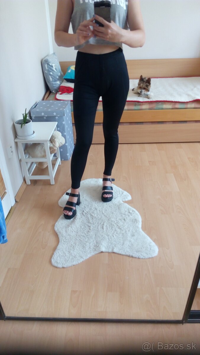 Dámske legíny s prúžkami - 5
