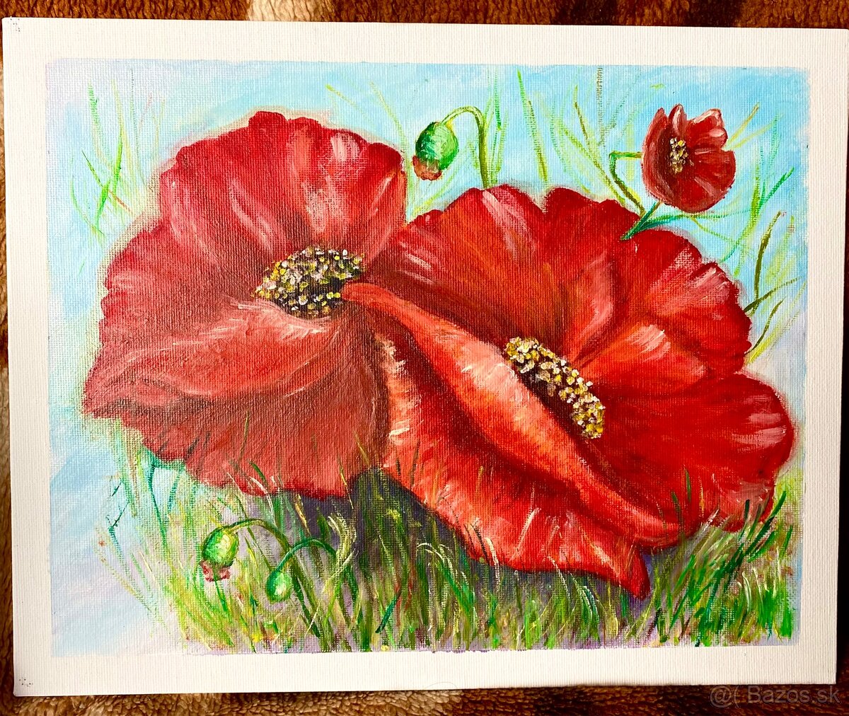 Červený kvet - 5
