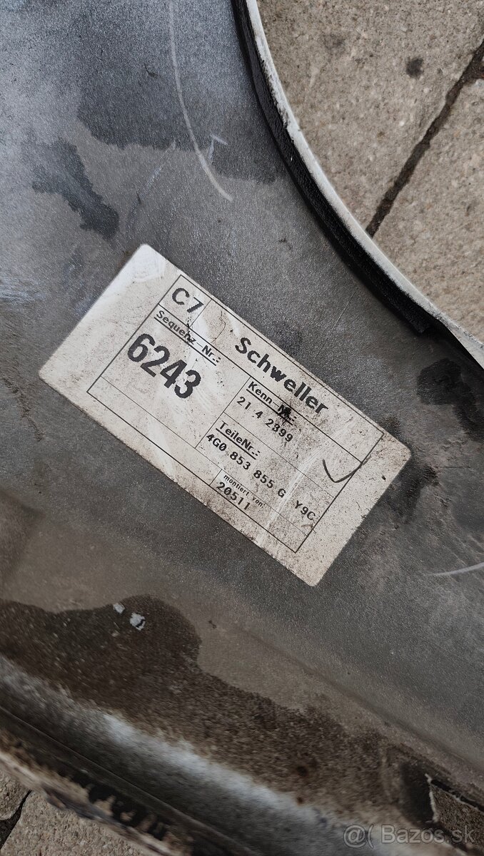 Prahove lišty Audi A6 C7 - 5