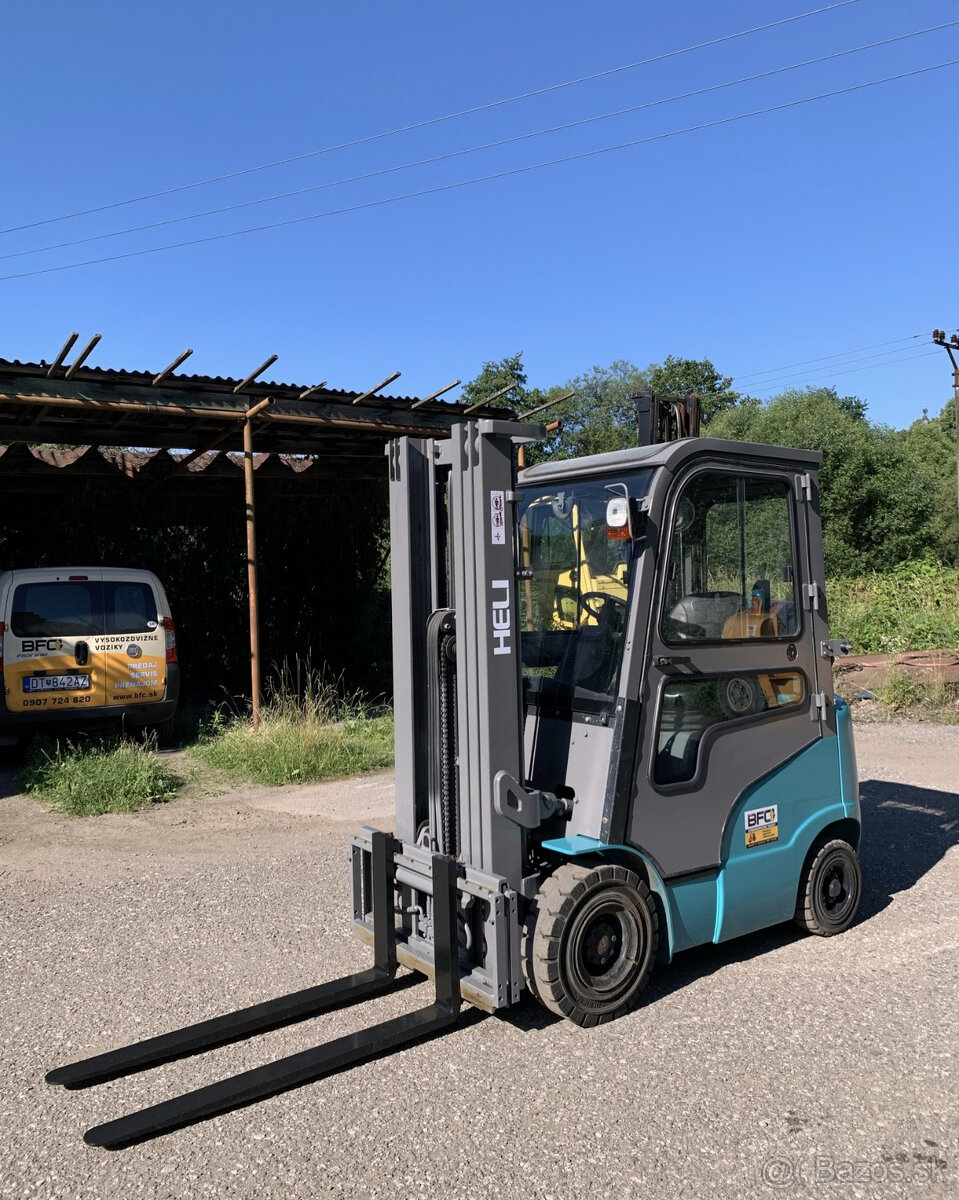 Heli CPYD 18, Nissan LPG, triplex, kabína, 1155 mth, r. 2019 - 5