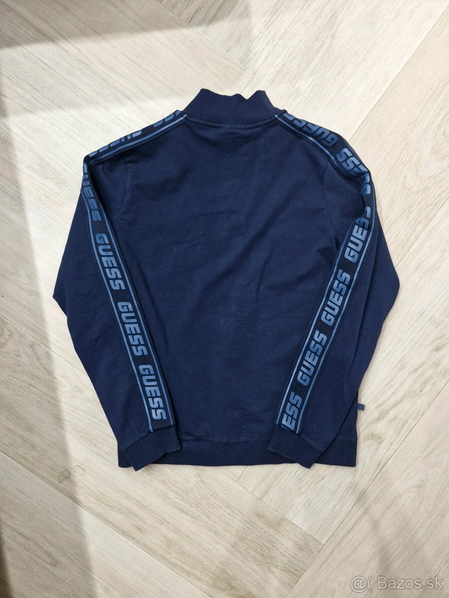 Guess panska namornicka modra logovana mikina XS/S - 5
