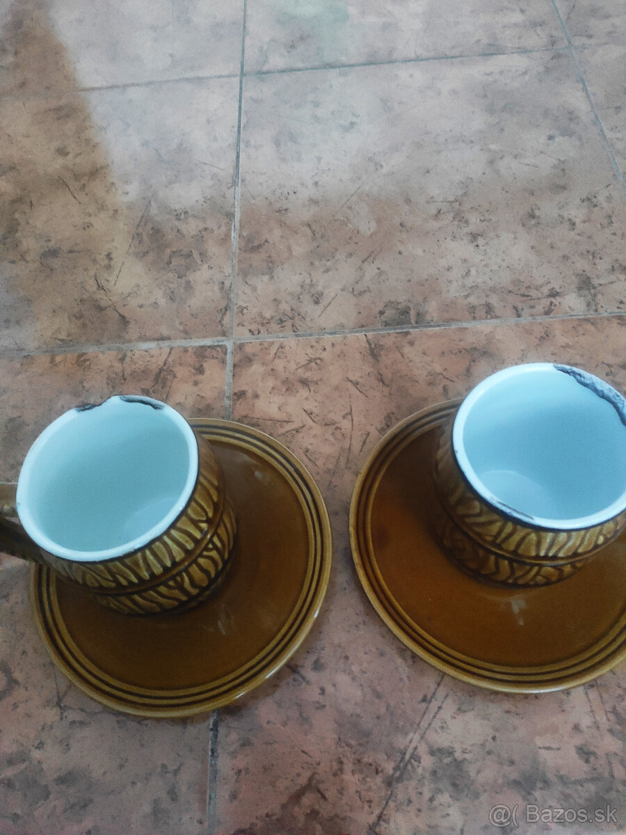 Retro keramické krčahy na pivo - 5