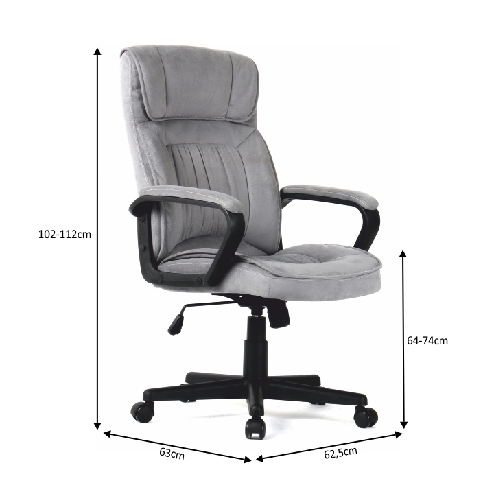 Čalúnená kancelárska stolička Olba - 5