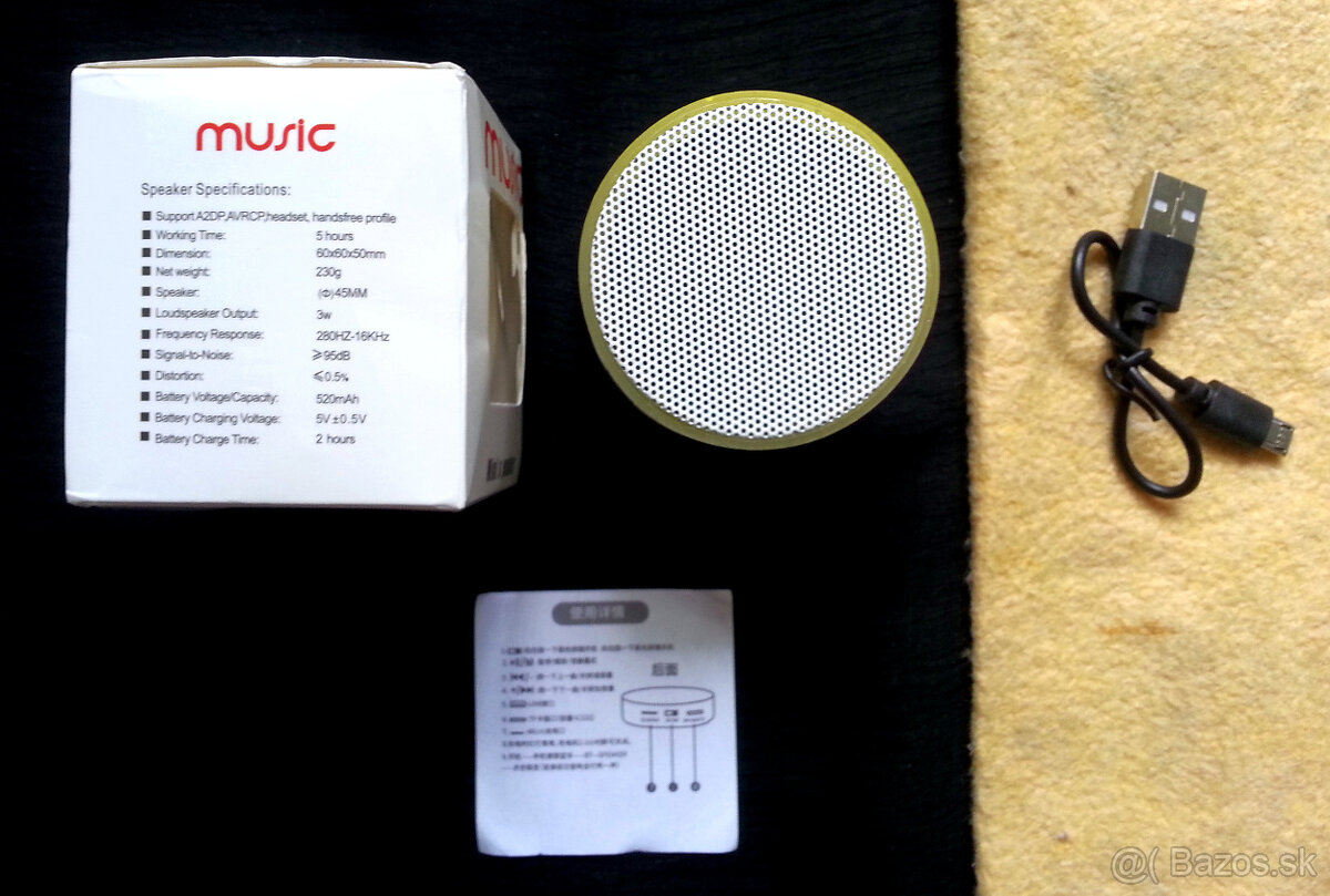 Predám nový bluetoth reproduktor MINI SPEAKER. - 5