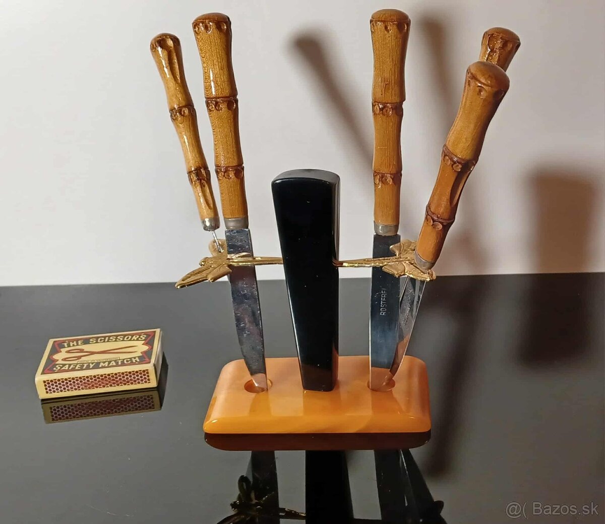 Stojan na nože bakelit catalin - 5