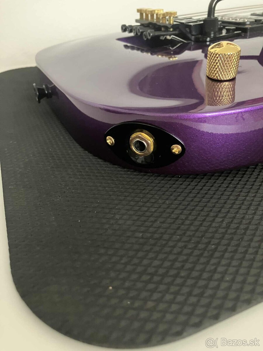 - Jackson elektrická gitara – fialová, Floyd Rose - 5