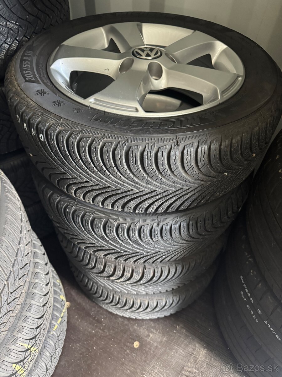 Zimná sada VW 5x112 205/55 R16 - 5