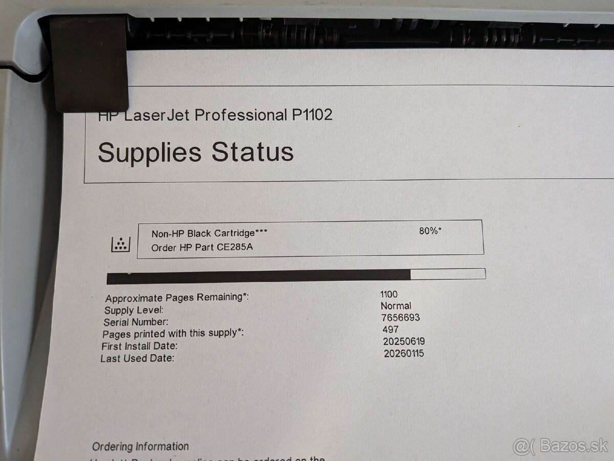 Laserová tlačiareň HP LaserJet 1102 - 5