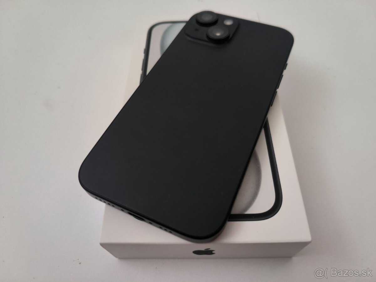 apple iphone 15 128gb Midnight / Batéria 100% - 5