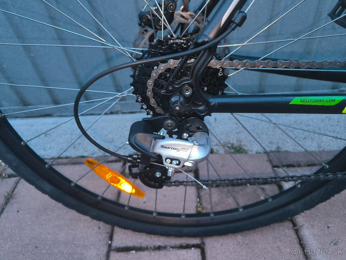 Predám bicykel Kellys 70 Cliff 70 Black Green L - 5