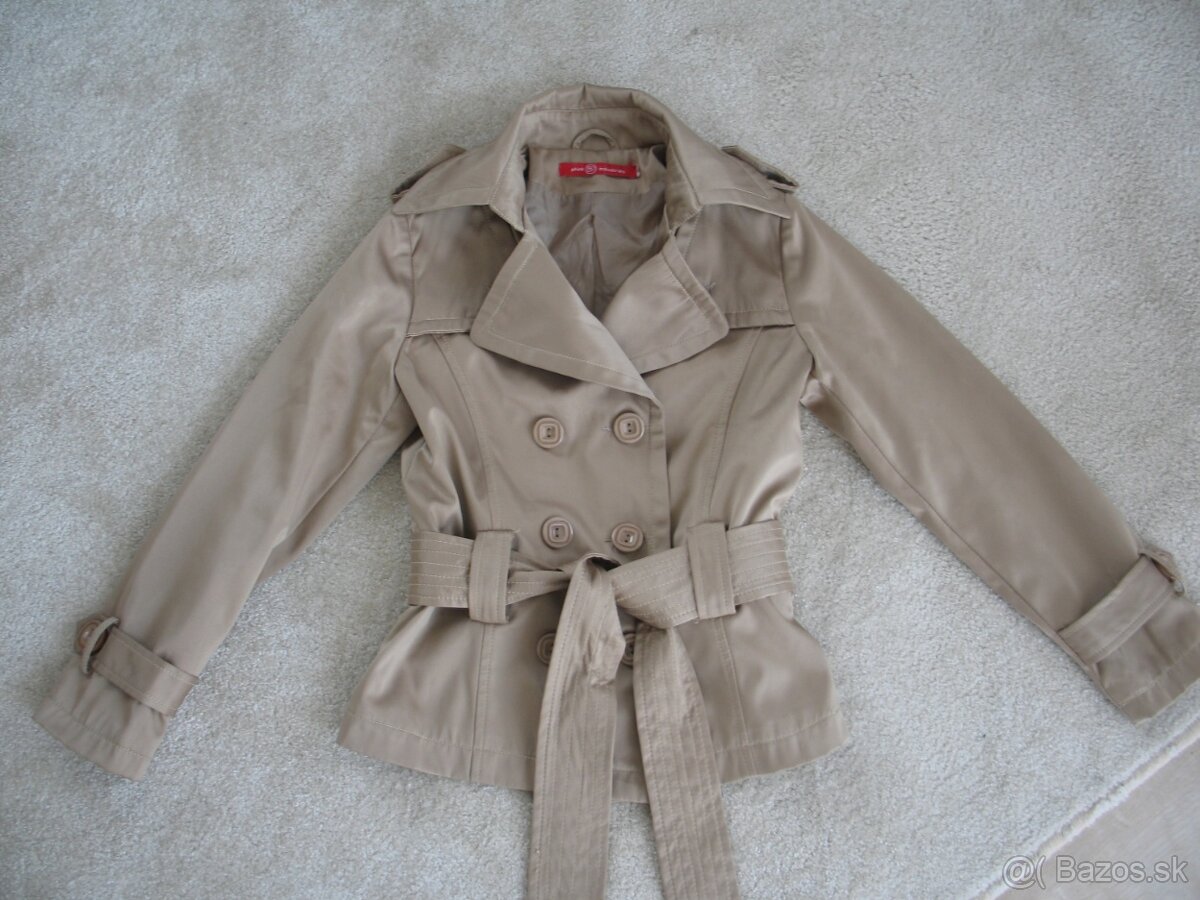 MOTIVI zlatá páperová zimná bunda s kožušinou z mývala, v.v. - 5