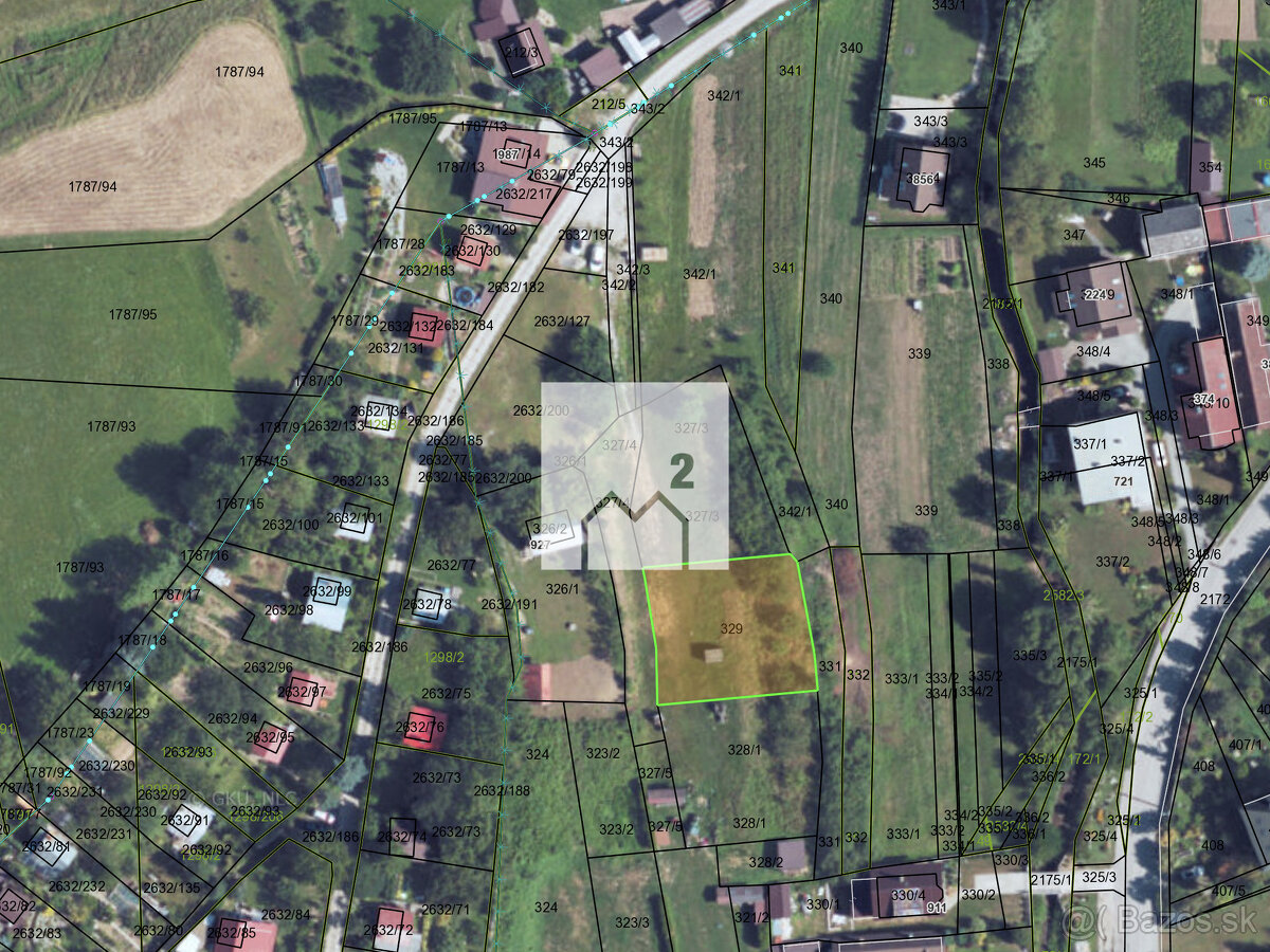 Stavebný pozemok na rodinný dom | 825 m2 | Višňové - 5