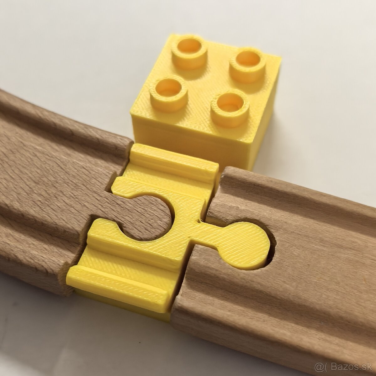 Lego Duplo adaptér na drevené koľajnice - 5