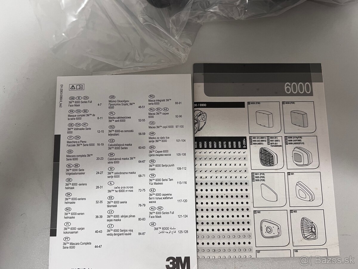 Celotvárová maska 3M - 5