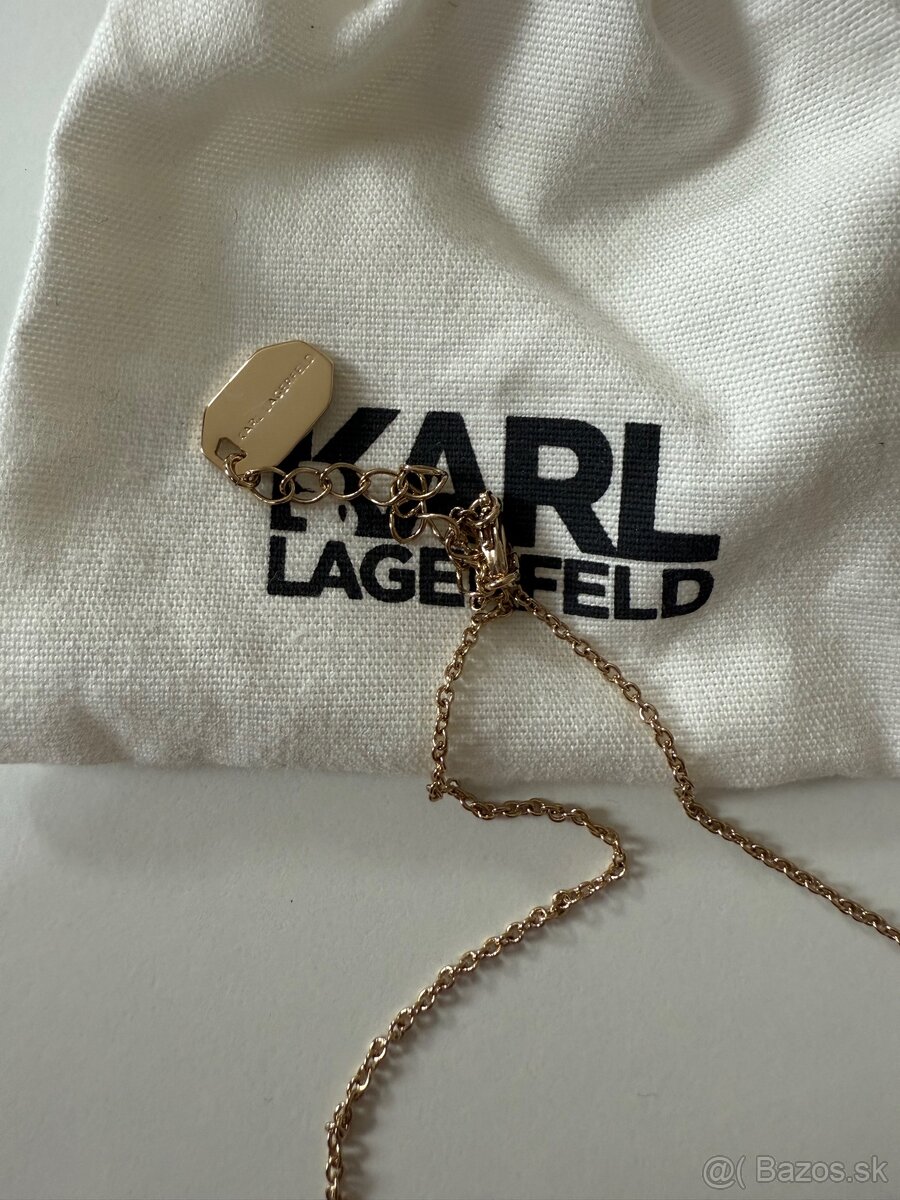 Karl lagerfeld retiazka + prsteň - 5