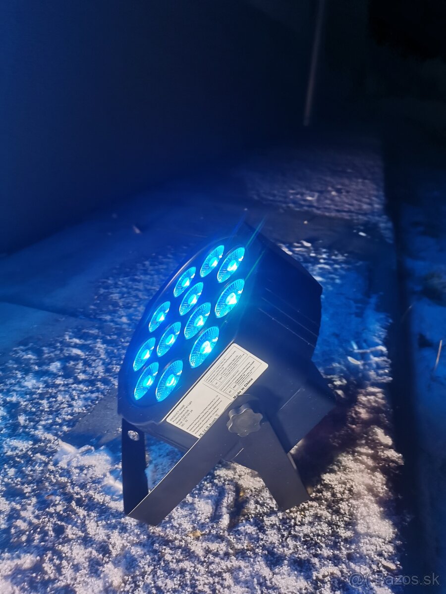 4ks Batériové akku led pary RGBW,diaľkové ov. +Taška - 5