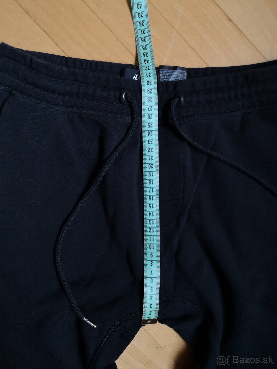 Tepláky čierne H&M veľkosť M - 5