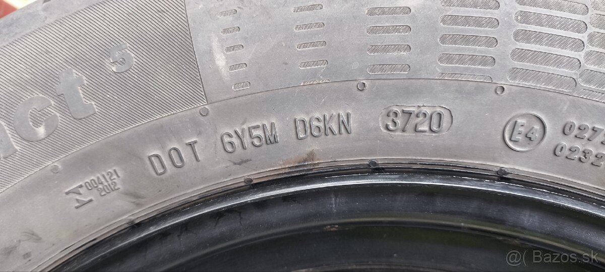 Letné pneu Continental ContiEcoContact 5 na diskoch - 5