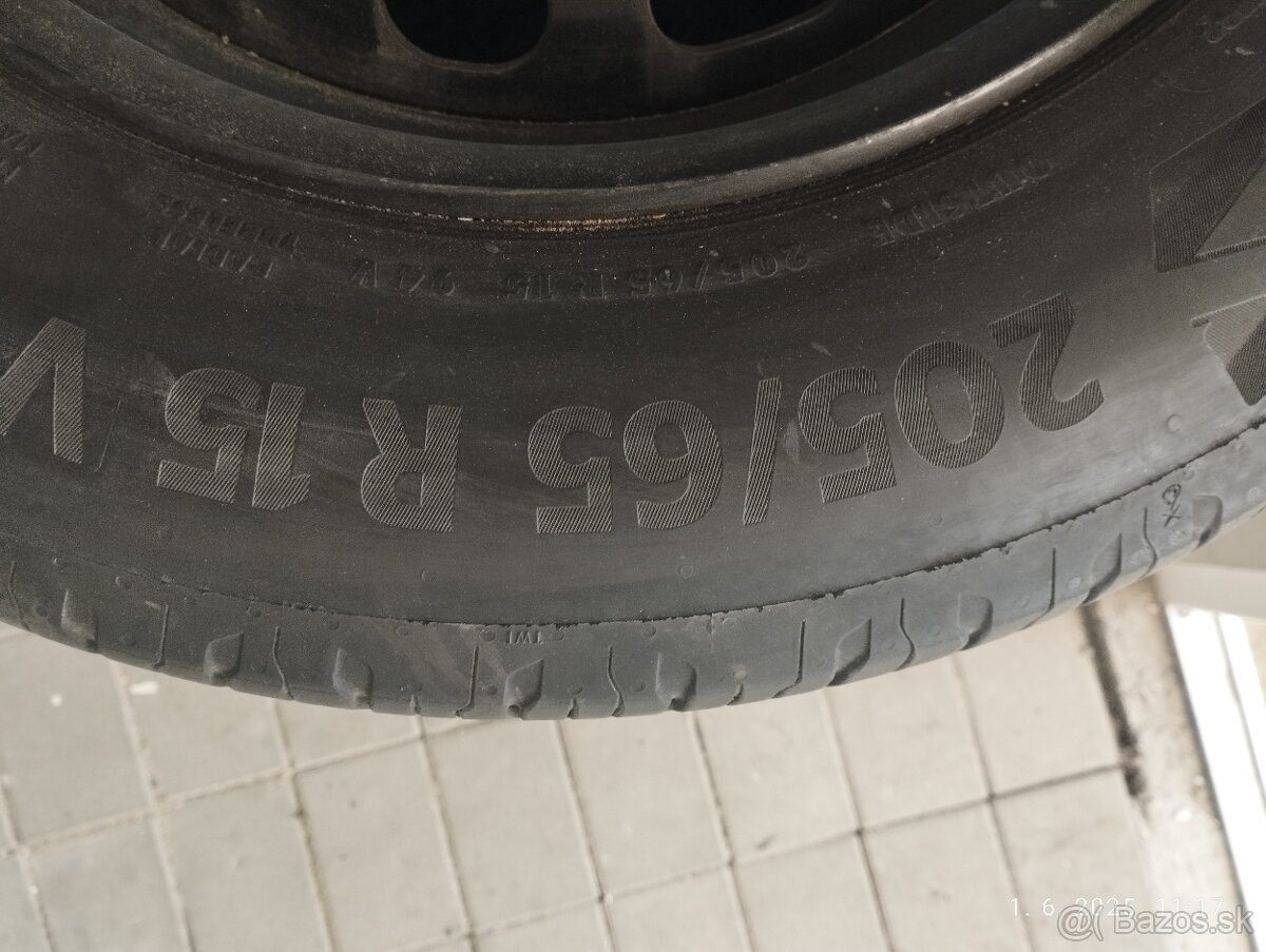 Kolesá s letnými gumami 205/65 R15 na peugeot tepee 2/2013 - 5