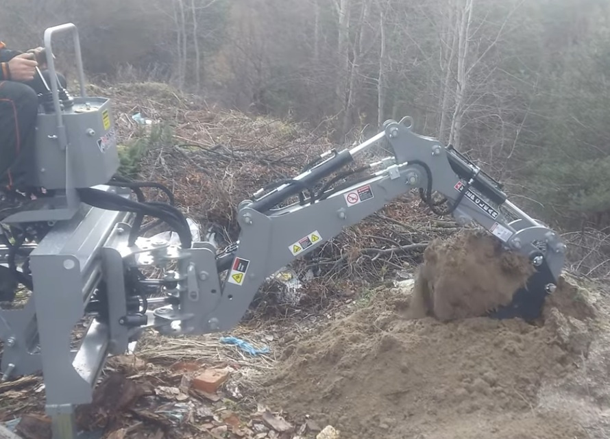 Predám podkop za traktor Jansen BHSM-175, lyžica 300 mm - 5