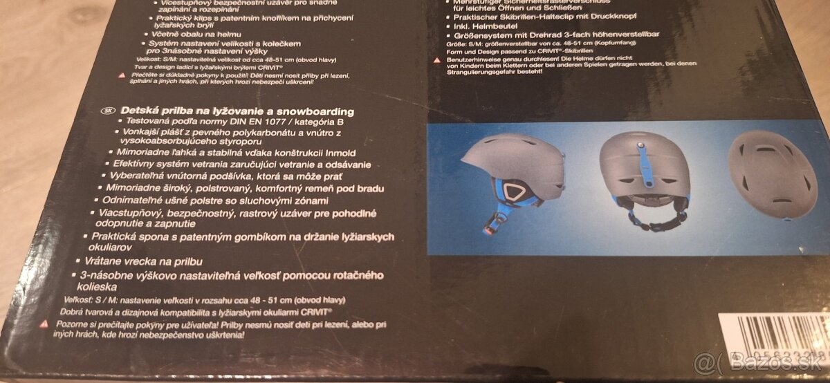 Detská lyžiarská /snowboardová prilba - 5