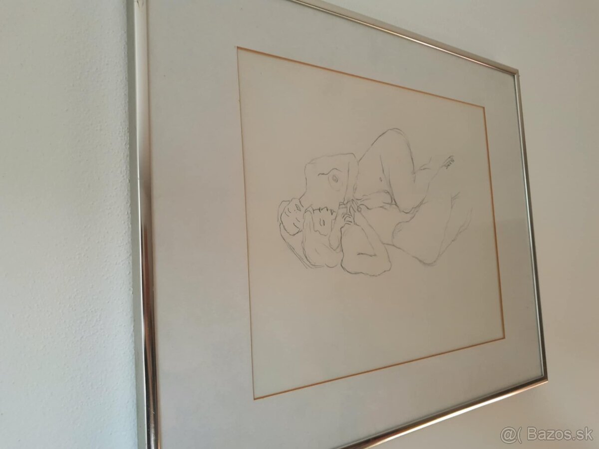 Kresba na výkres - Umelecké dielo - Doris - nahé ženy - akt - 5