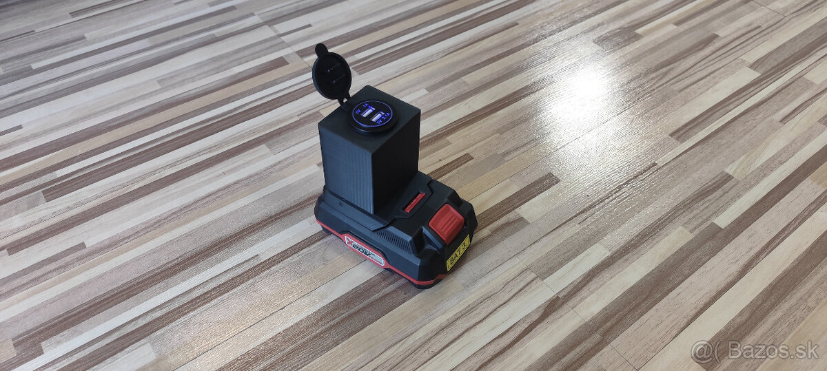 USB nabíjací adapter na batériu parkside - 5