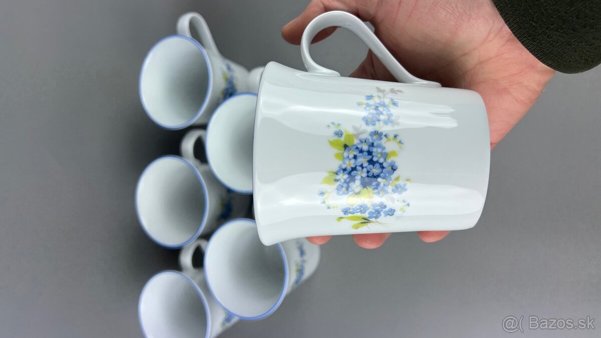 Hrnčeky nezábudky, sada hrnčekov - 5