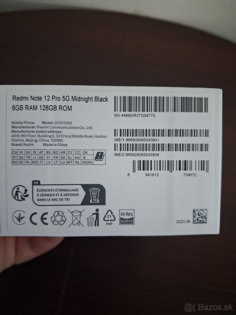 Xiaomi Redmi Note 12 Pro 5g - 5