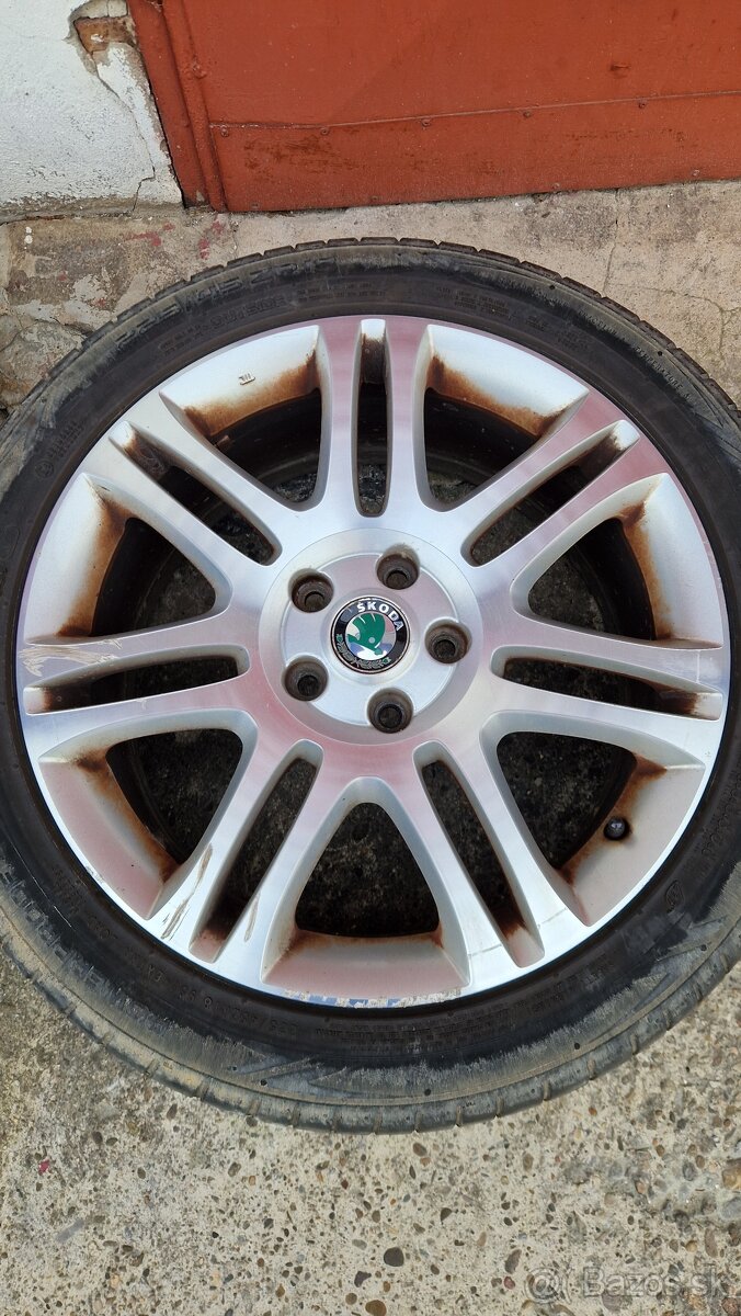 5x112 r18 original skoda superb, vw group - 5