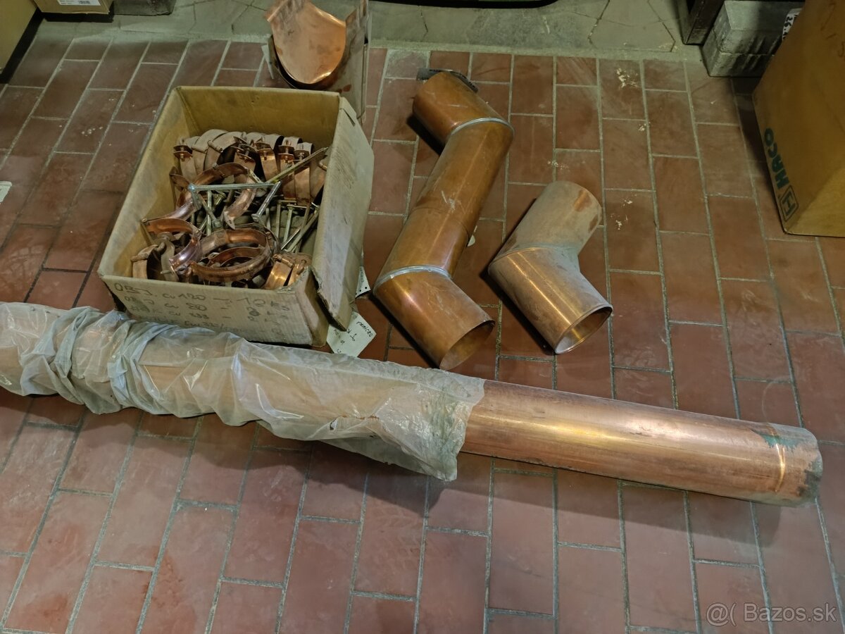 Medené klampiarske konštrukcie žľaby,rúry,doplnky 333/120 - 5