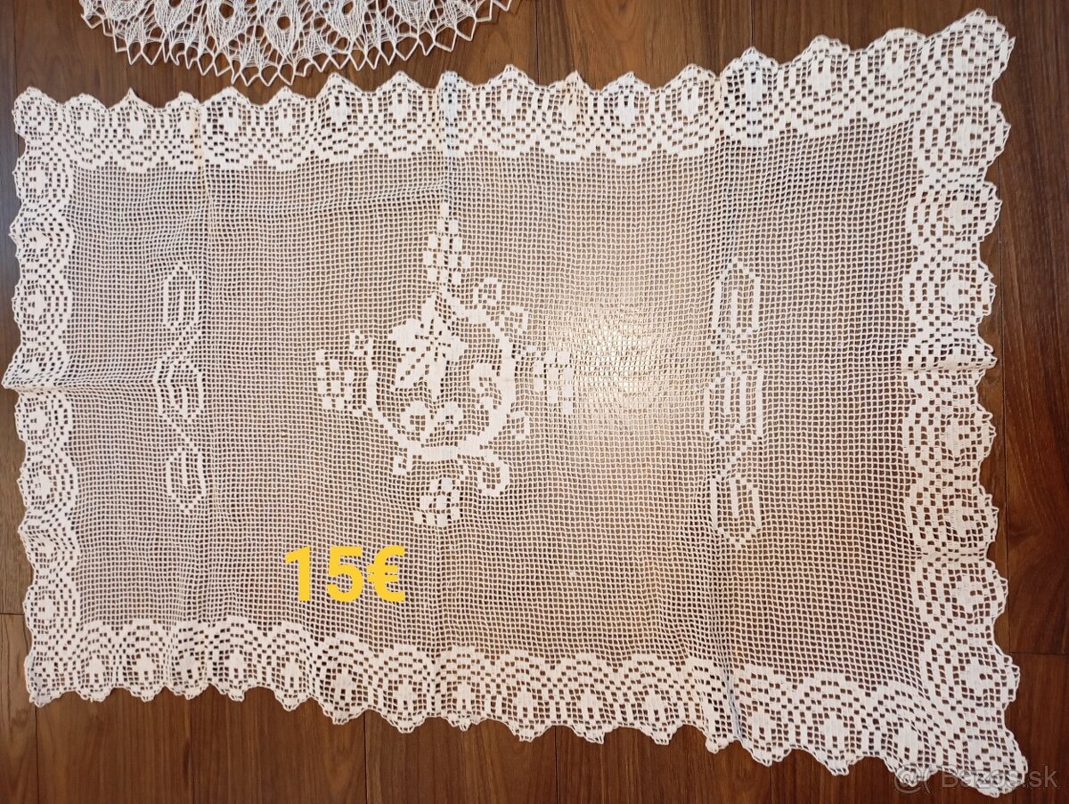 Háčkované dečky, obrusy - 5