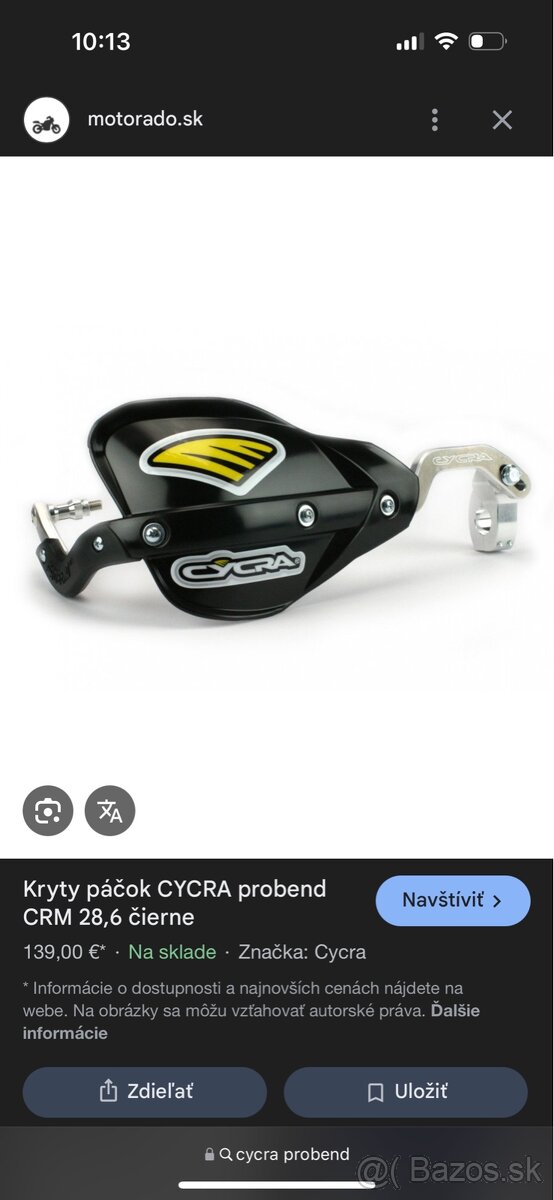 Predám kryty páčok a rúk cycra probend