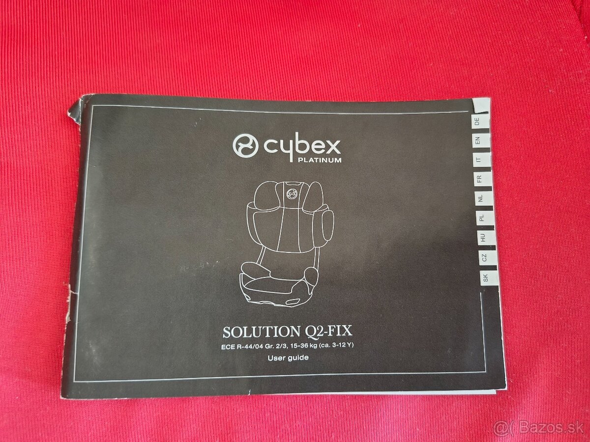 Autosedačka Cybex Solution Q2-fix - 5