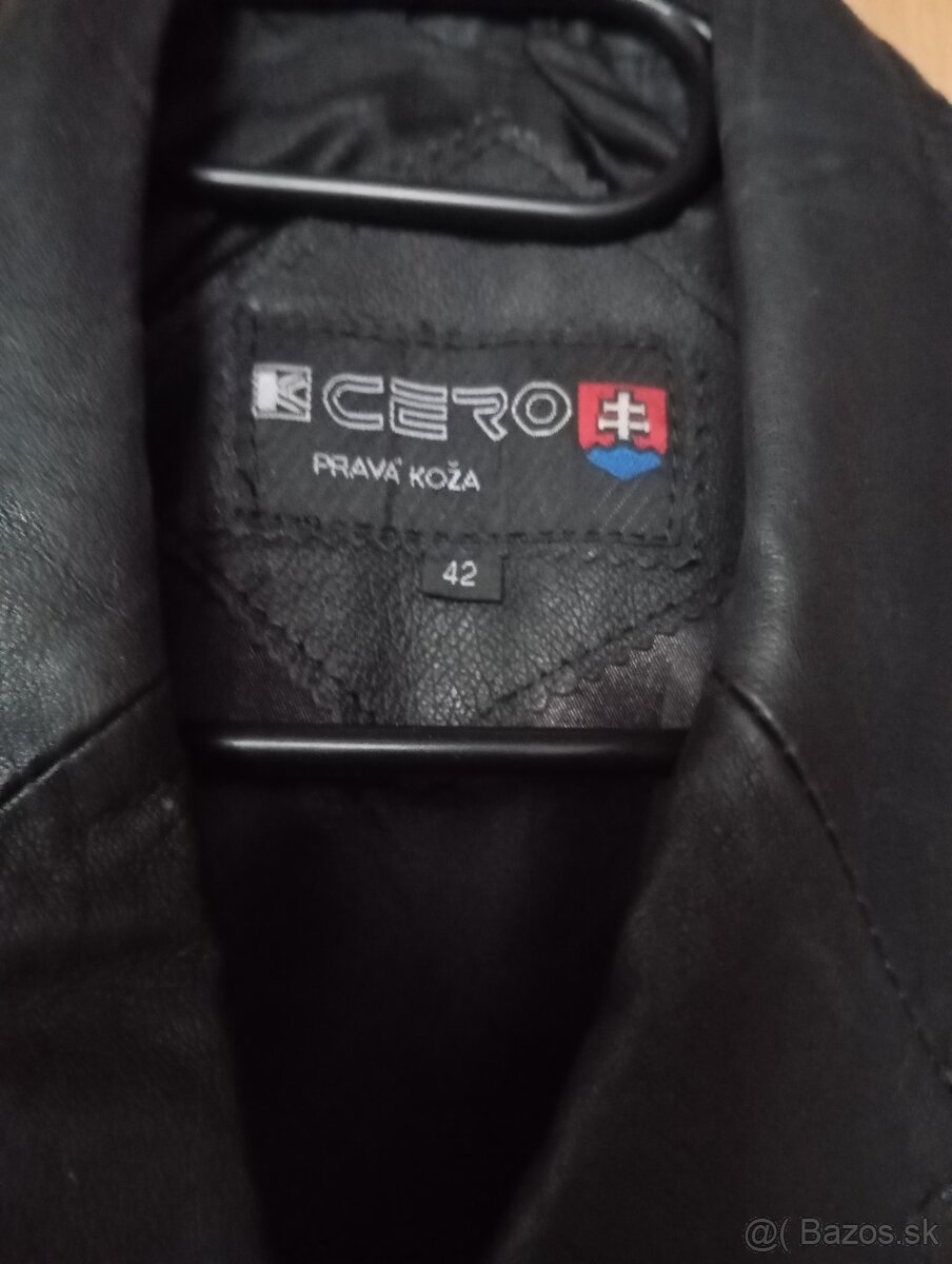 Dámsky kožený kabát 36/38 - 5