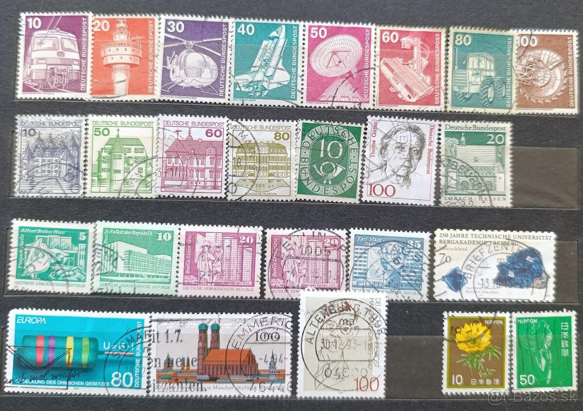 Zbierka poštových známok 176 ks - 5