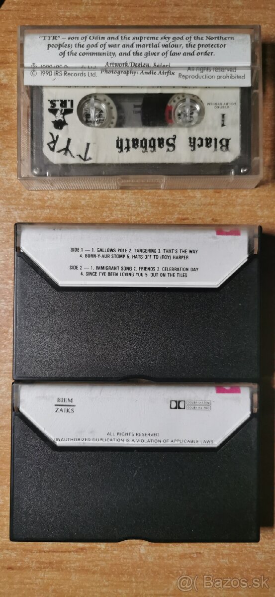 CC kazety nahraté: Led Zeppelin - 5