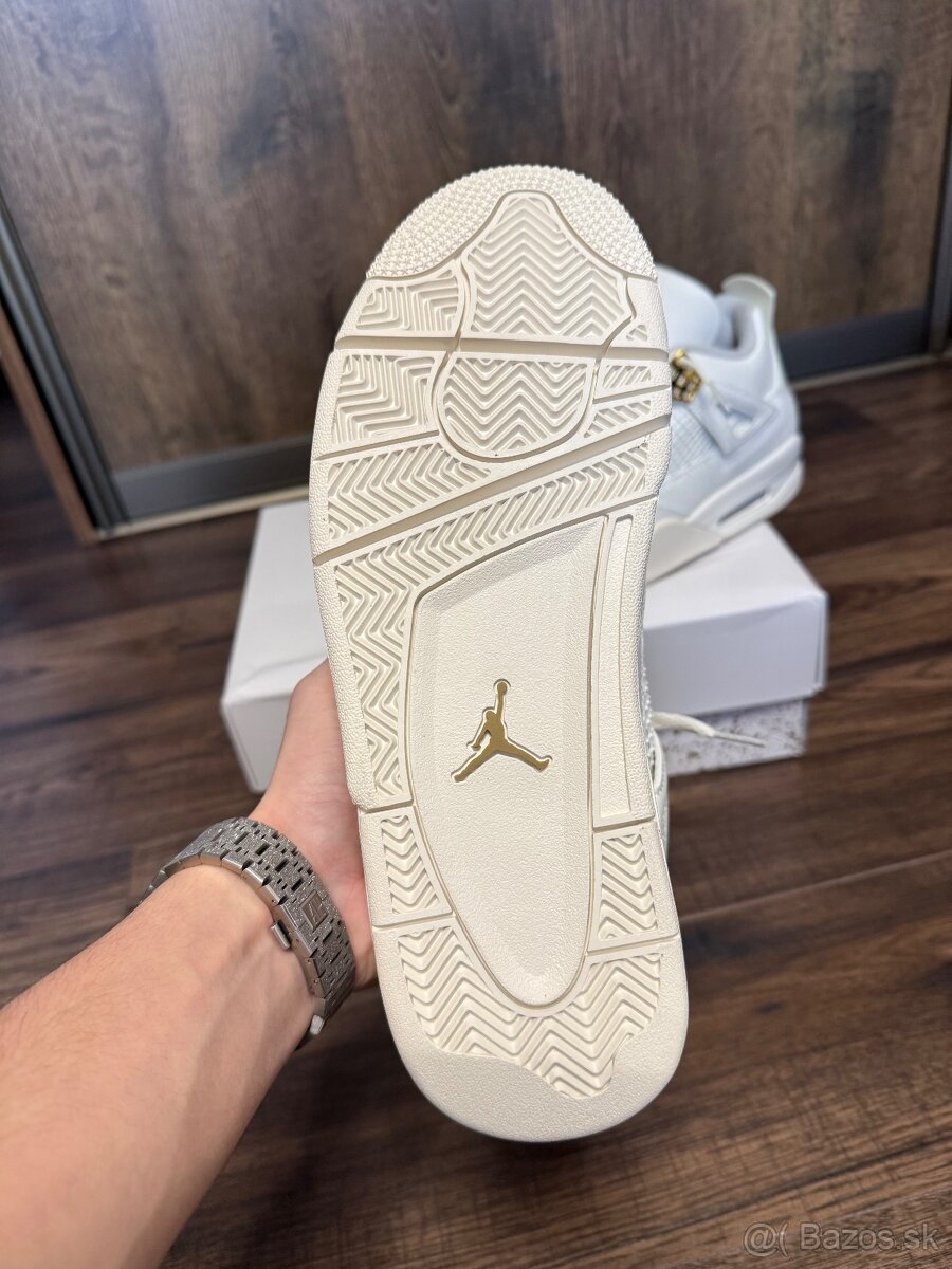 Jordan 4 metalic gold - 5