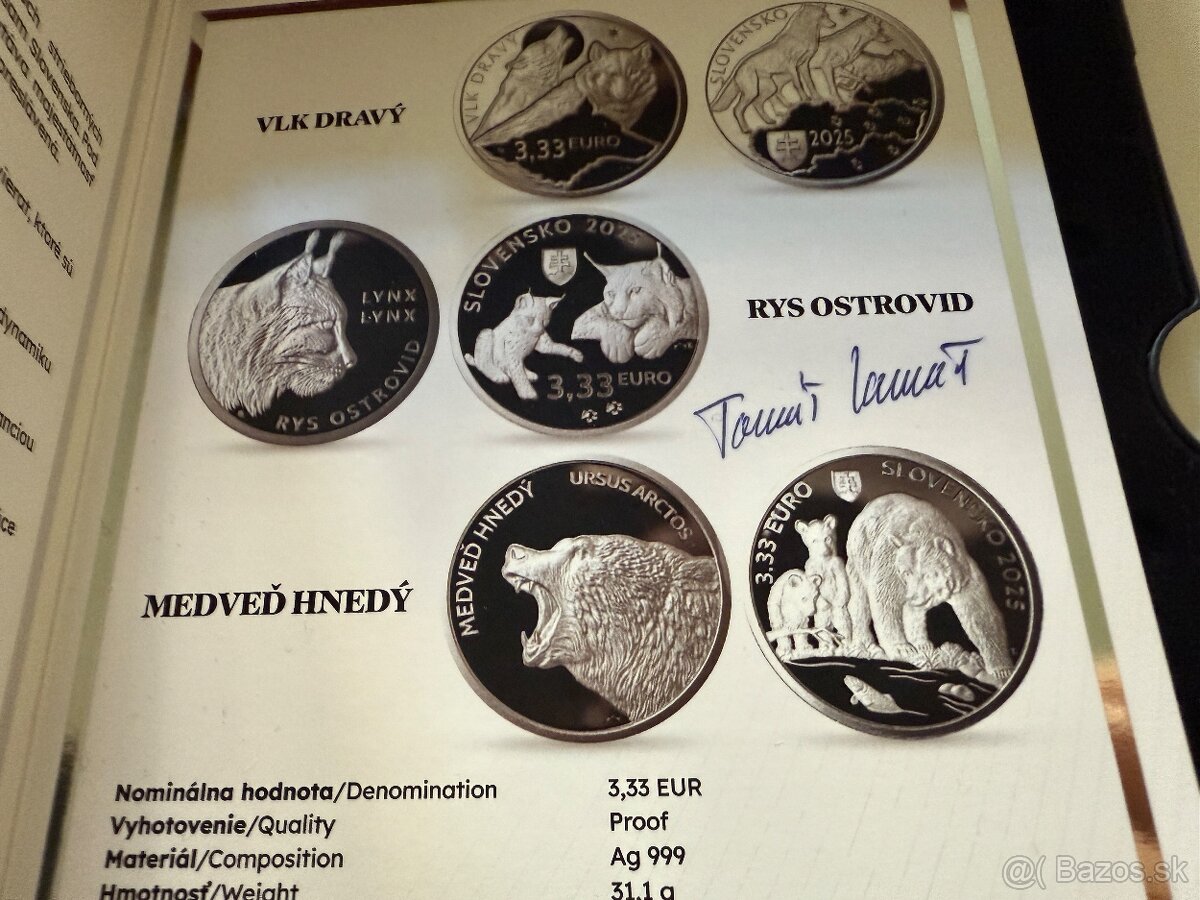 Strieborné mince proof 2025 - 5