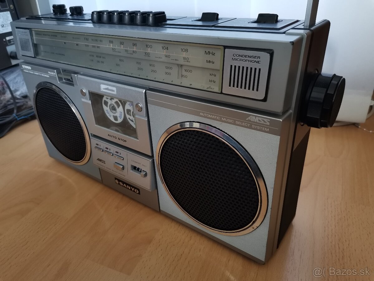 RÁDIOMAGNETOFON SANYO M-4200LU - 5